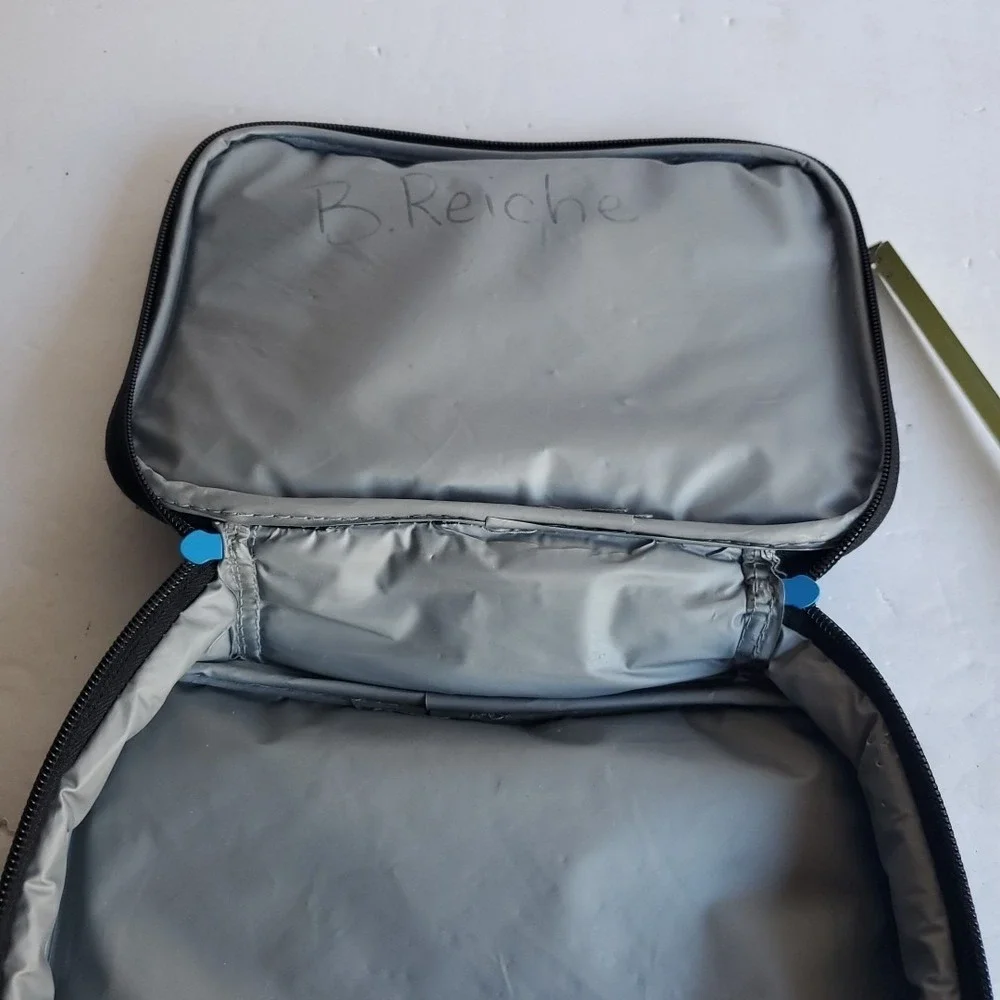 Puma Sport Cooler Lunch Bag‎ Insulated Blue Yellow Logo VTG